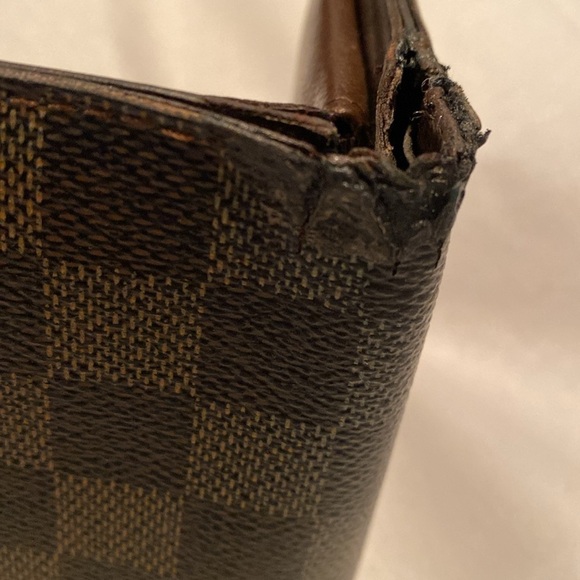 LOUIS VUITTON DAMIER Pertefeuille Marco BIFOLD WALLET #CA0045 - Picture 7 of 13